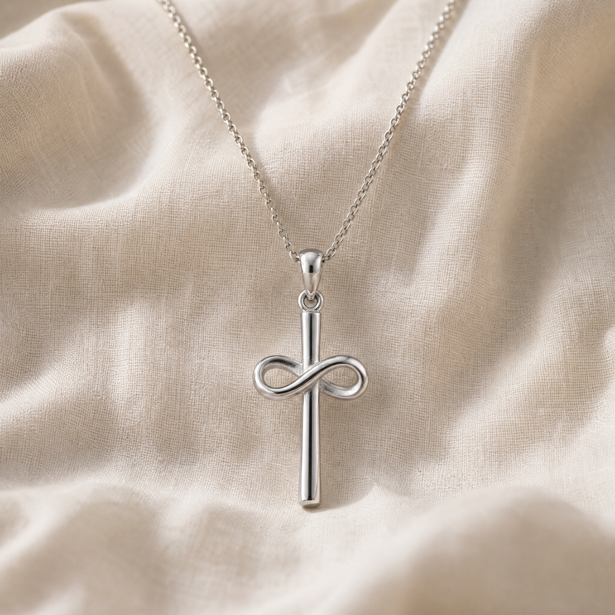 Infinity Cross Necklace
