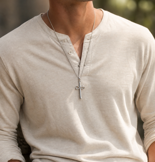 Infinity Cross Necklace